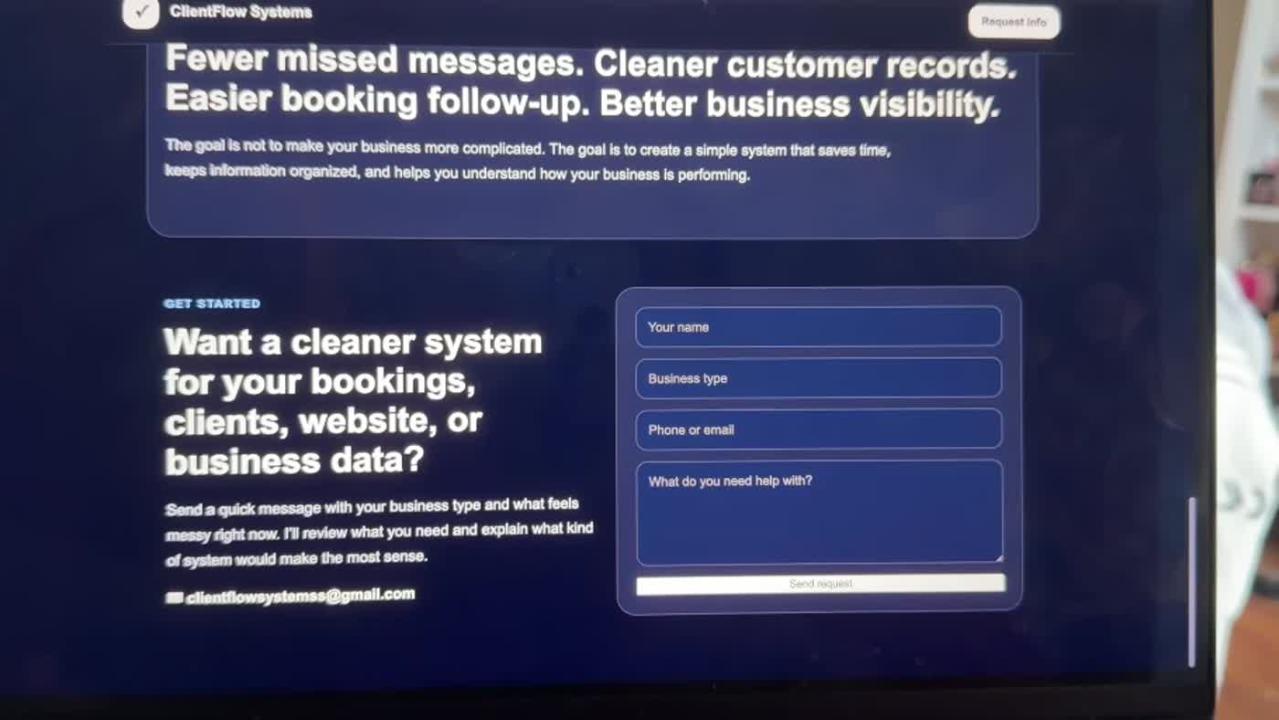 Client Flow Systems business automation concept
